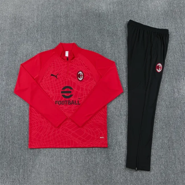 26/27 AC Milan kids training suit red