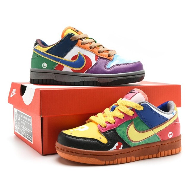 Nike SB Dunk Low Kids Board Shoes Multi-Color