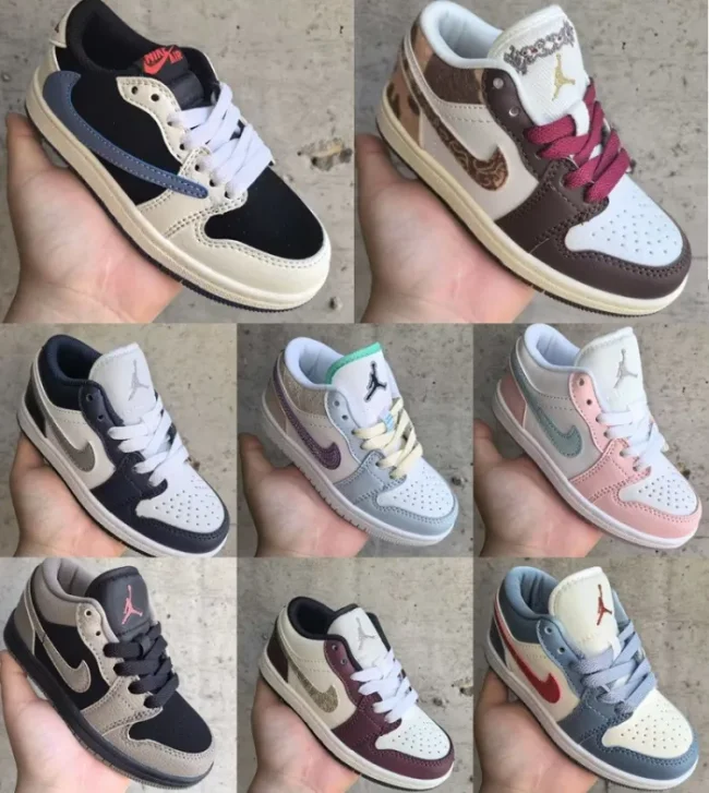 Jordan 1 low cut kids shoes
