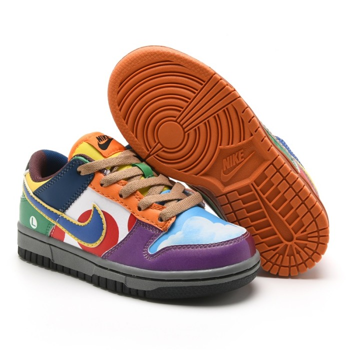 Nike SB Dunk Low Kids Board Shoes Multi-Color