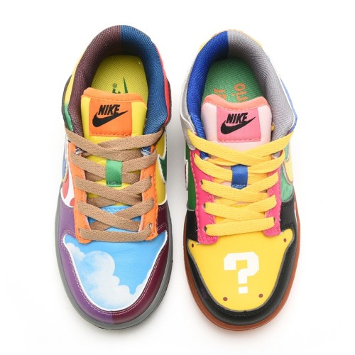 Nike SB Dunk Low Kids Board Shoes Multi-Color