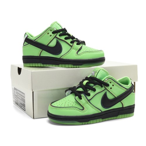Nike SB Dunk Low Kids Board Shoes Bright Green / Black
