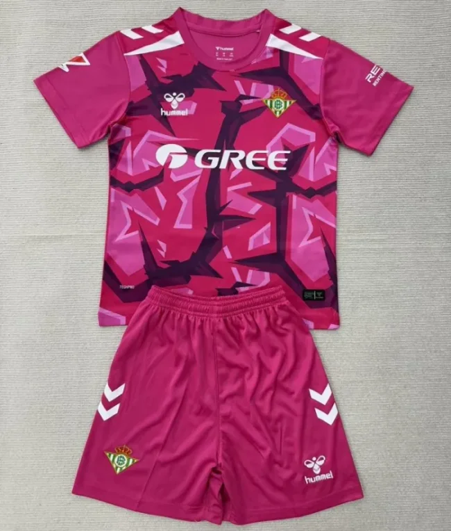 26/27 Real Betis goalkeeper kids kit pink
