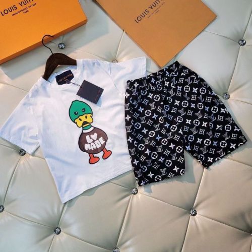T-shirt + shorts  suit Kids set clothes, no box,CL25-902-903