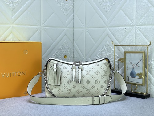 M24114 Canvas leather  bag ,5A,size 32x29x13cm, no box, B110-230