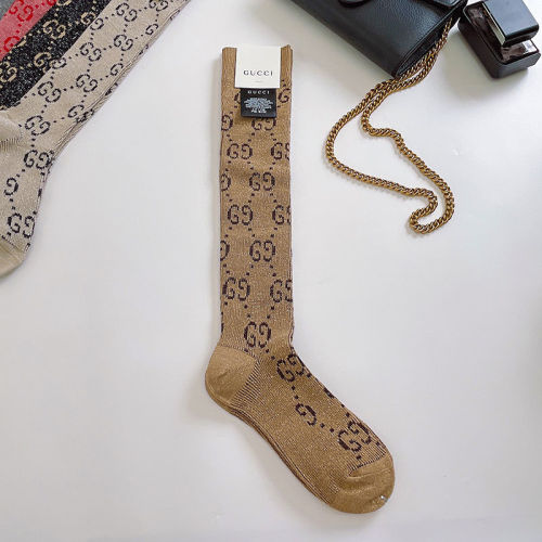 Cotton thigh-high stockings women's socks, 2 pairs.Free size,CL10-16-23