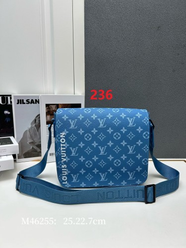 Canvas leather  bag ,5A,size 25X22X7cm, no box, B110-236-237