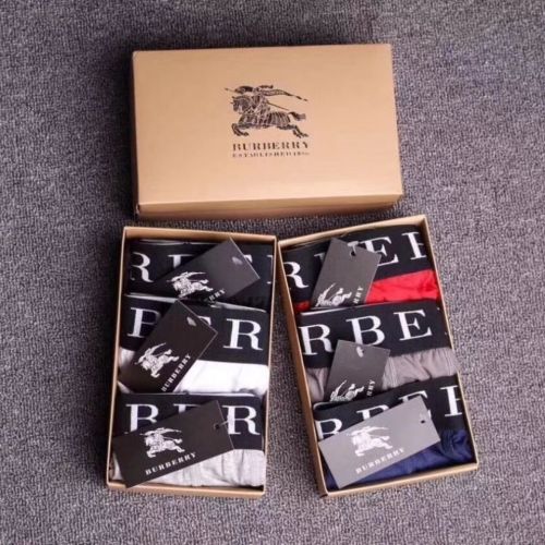 3 pairs of underwear for 1 box  ,cotton underwear for men comfortable and breathable, CL10-9