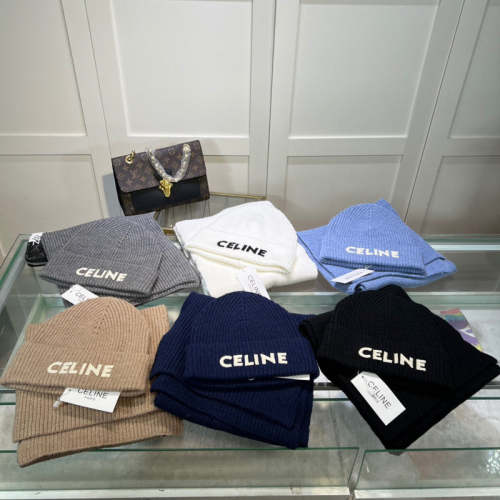 cashmere cotton scarf and hat ,no box. HX68-17-22