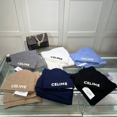 cashmere cotton scarf and hat ,no box. HX68-17-22