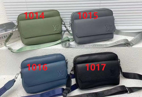 Men PU leather  bag , budget, no box, size 25x19x6.5cm , B35-1014-1017