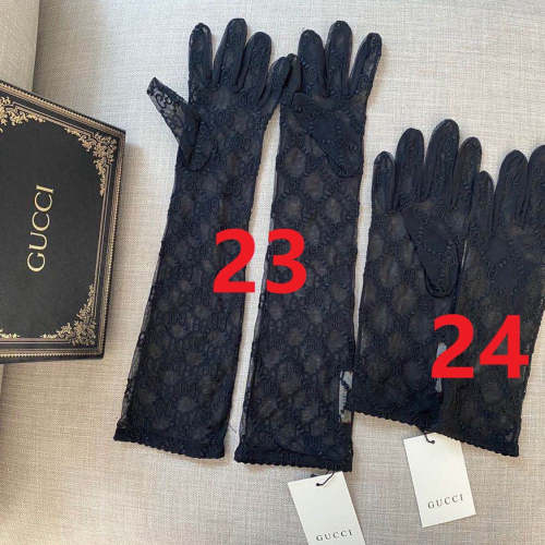 Women's Lace embroidery gloves, GLS30-23-24