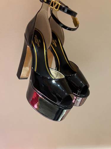 Women leather heel shoes,size 35-42, top quality,  heel 15.5cm, with box, SS138-51