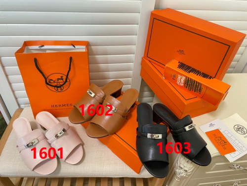 Women leather sandals slippers , size 35-42 ,with box, SS60-1601-1603