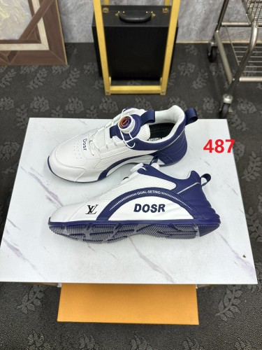 Men run flat shoes，size 39-45, SS98-487-488