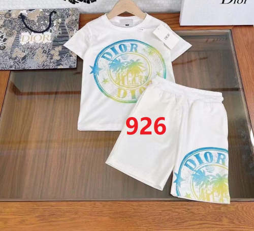 T-shirt + shorts  suit Kids set clothes, no box, CL25-926-927