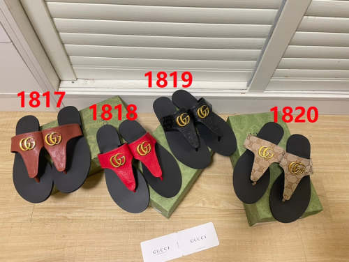 Flat leather sandals slippers , size 35-42, SS60-1817-1820