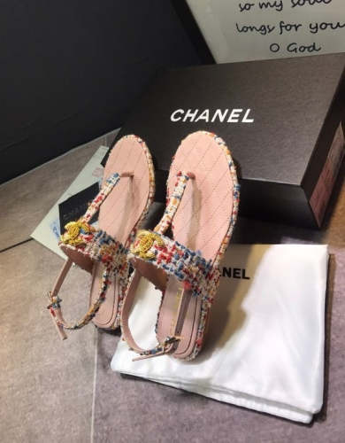 Flat leather sandals slippers , size 35-40 ,with box, SS70-1224-1225