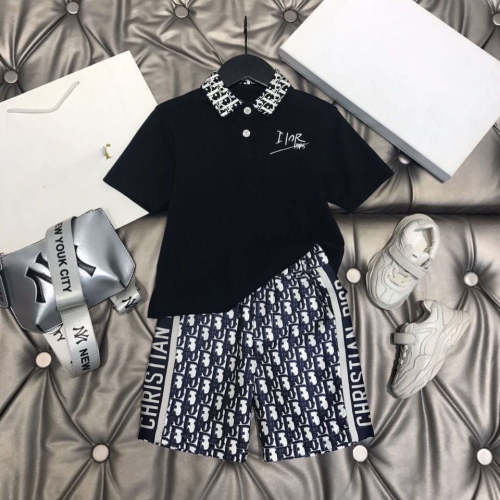 Polo shirt + Shorts suit Kids set clothes, no box, CL25-873