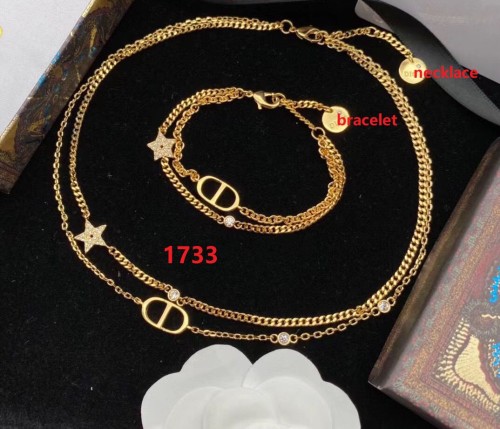 Bracelet  necklace jewelry ,  with box,J25-1733