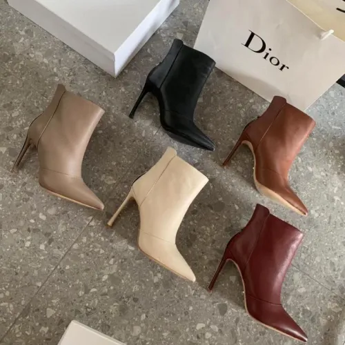 women leather heel boots shoes, size 35-40, with box,SS138-25-29