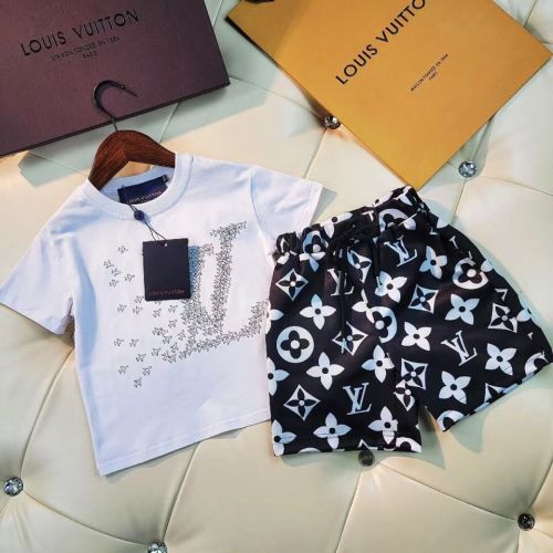 T-shirt + Shorts suit Kids set clothes, no box, CL25-915