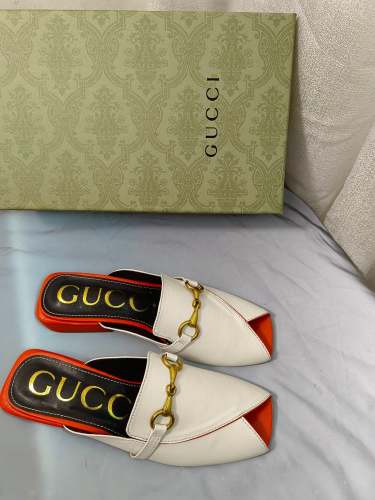 Heel leather sandals slippers,heel 4.5cm, size 35-40 ,with box, SS60-1450