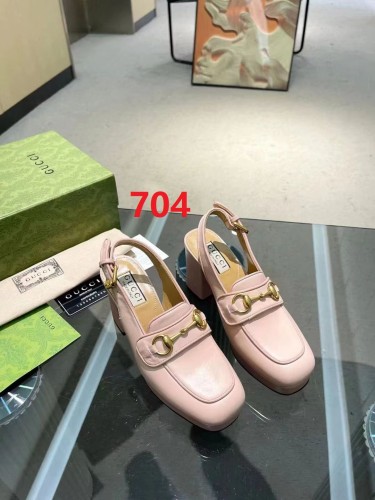 Women leather heel sandal shoes, heel 8.5cm,size 35-42, SS88-704