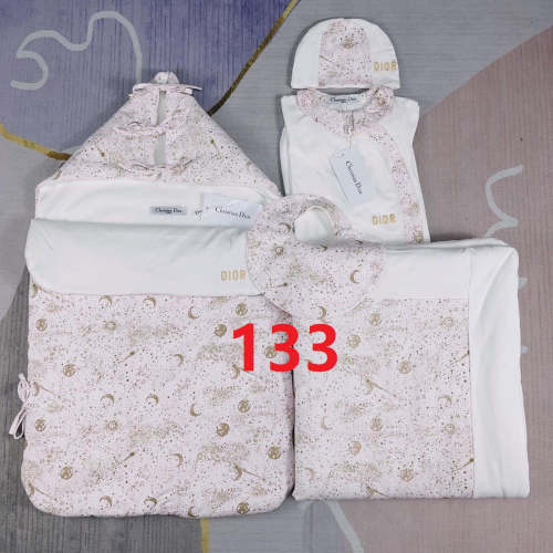 Newborn Baby crawl suit five-piece suit Cloak quilt  set clothes , CL110-133