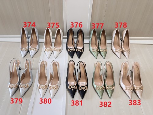 Women heel shoes,heel 9cm,  size 34-42, SS60-374-383