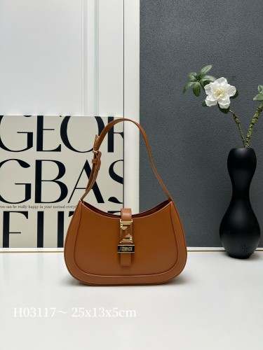 H03117 Canvas leather  bag ,5A,size 25x13x5cm, no box, B110-243
