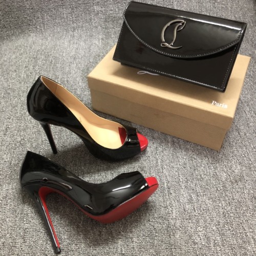 Top quality, real lether, women high heel sandals shoes + cross shoulder bag set,  shoes size 35-43,heel 12cm, bag size 22x12x5.5cm, with box, B300-2