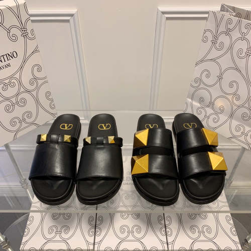 Flat leather sandals slippers , size 34-41 ,with box, SS60-1487-1488