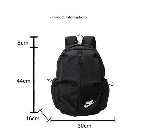 Nylon backpack school bag ,  no box, size 44x30x16cm , B20-273
