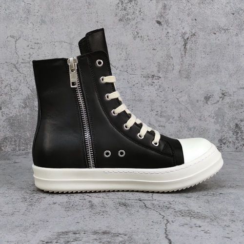 Men's and women's increased thick soles split leather Short boots，SS120-136-141