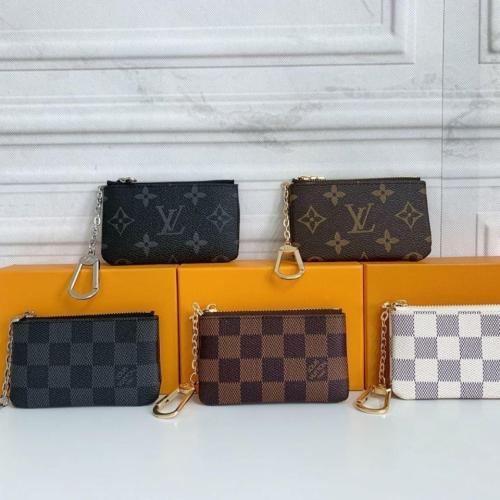 split leather wallet purse , size 12x7cm, with box, B15-1-5