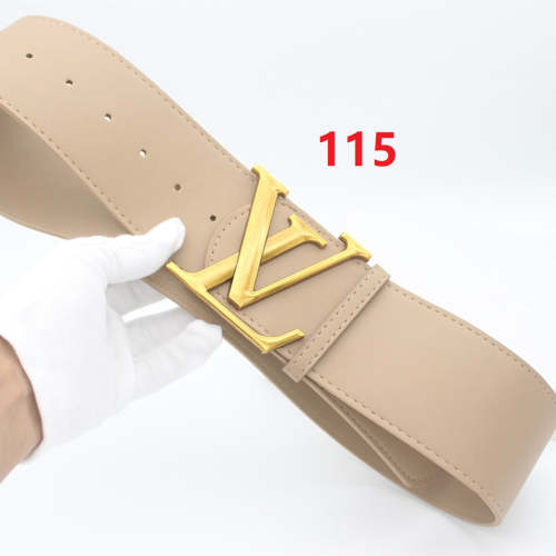 Ladies' belt width 6.8cm, length 105cm, no box, BLT19.9-115-122