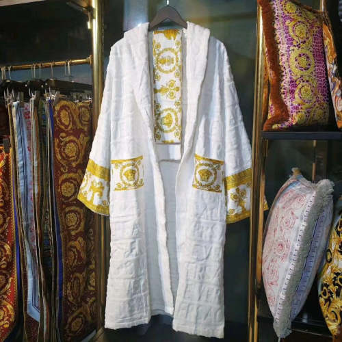 Cottton long bathrobe for men and women,  CL110-96
