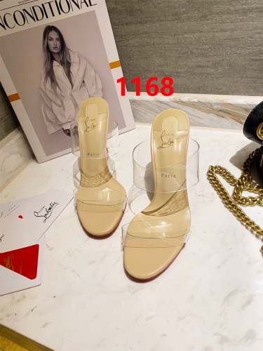 Women transparent heel sandal shoes, heel 10cm, size 35-41, SS50-1168