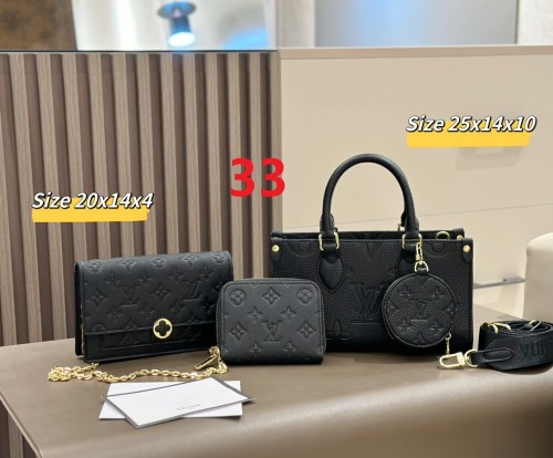 Split leather bag a set,3A ,no box,  B75-33