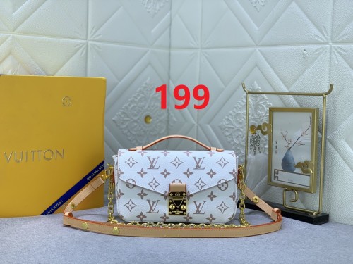 M46914 Canvas leather  bag ,5A,size 21.5x13.5x6cm, no box, B110-199