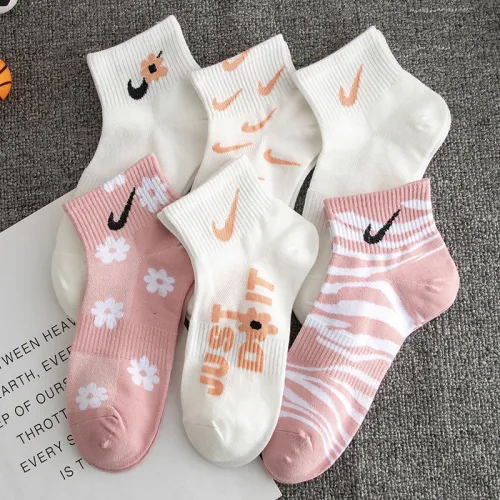 Women cotton short socks, pack of 6 pairs,  CL15.5-68
