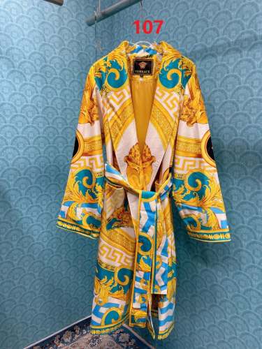 Cottton long bathrobe for men and women,  CL110-107