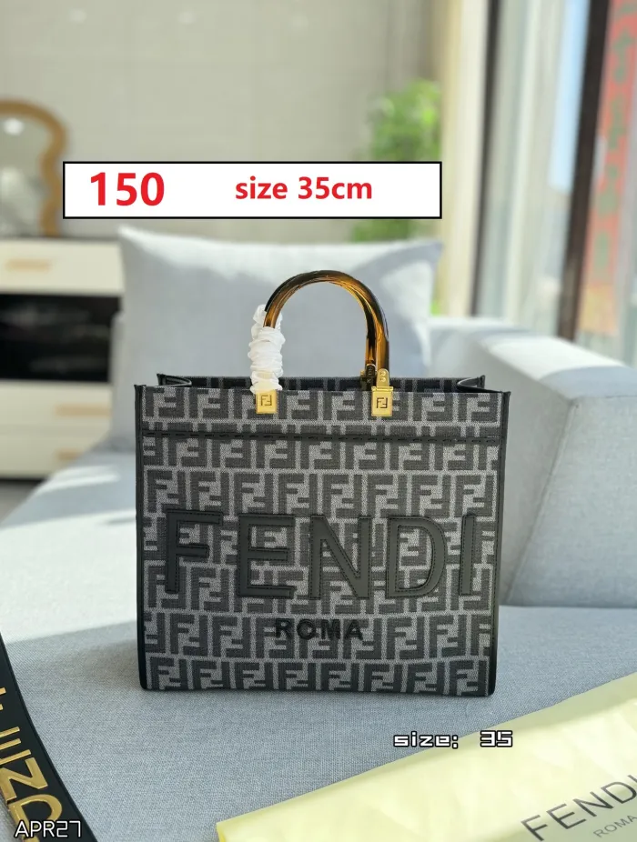 Canvas split leather bag ,4A ,size 35cm,no box,  B88-150-153