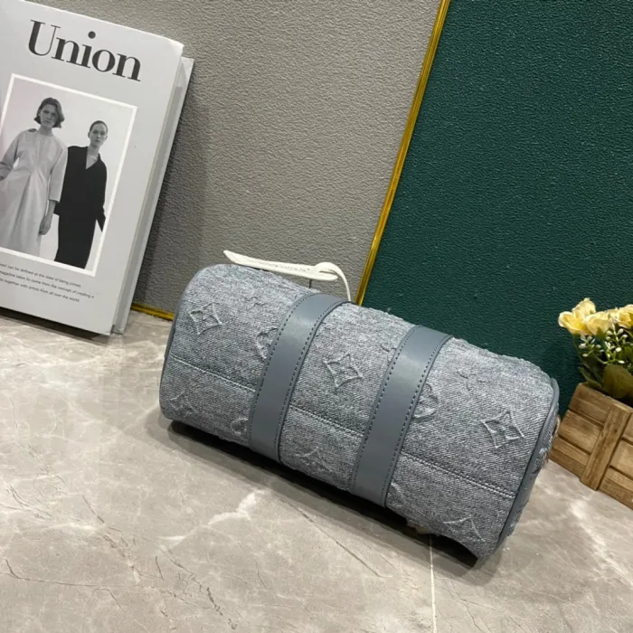 M22762,canvas+ leather bag ,5A , size 25x15x11cm ,no box,  B88-1757