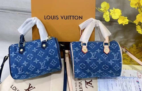 Keepall  PU leather denim bag, budget, no box, size 18x12x10cm , B30-630-631