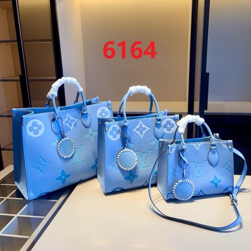 Split leather bag ,3A , size 25x20x10cm/34x30x16cm/41x32x18cm ,no box,  B68-6164