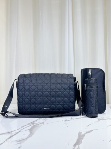 Canvas and split leather baby diaper bag + nursing bottle bag+ cushion, AAA, no box,diaper bag size  40x26x14cm,B98-60