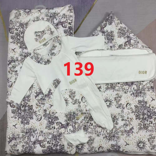 Newborn Baby crawl suit five-piece suit Cloak quilt  set clothes , CL110-139