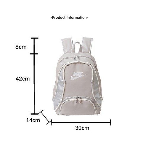 Canvas PU  backpack school bag ,  no box, size 42x30x14cm , B25-258-260
